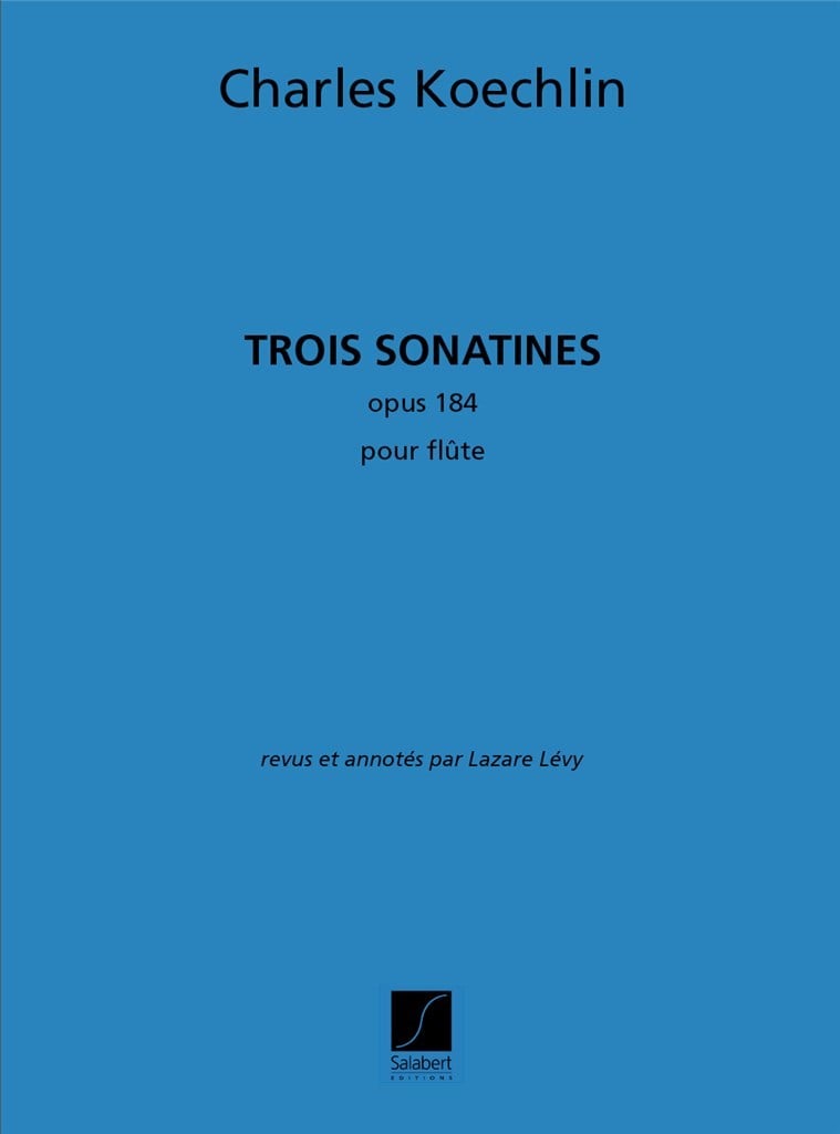 Trois Sonatines Pour Flute